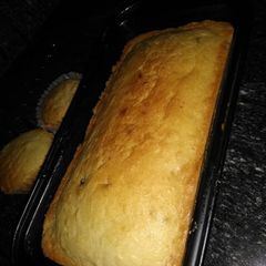 A picture of Coconut cake loaf.