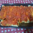 Canelones de pollo y acelga