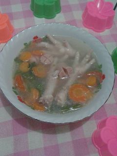 Foto resep Sop ceker sosis ayam