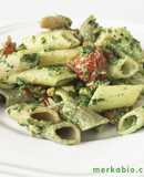 Ensalada de pasta tricolor ecológica al estilo Merkabio