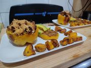 Una foto de requesón airfryer