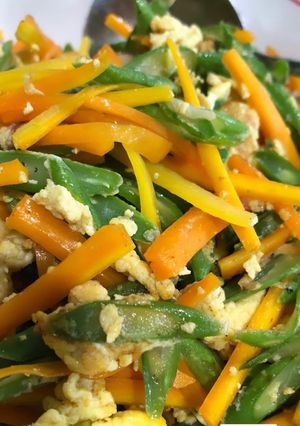 Foto resep Orak arik telor buncis wortel
