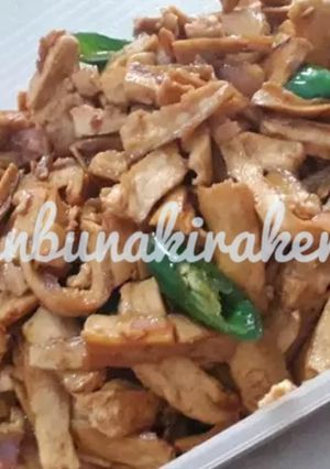 Foto resep Serpihan Tahu Cabai Hijau