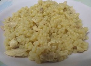 Una foto de Fideitos con pollo
