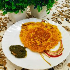 A picture of Besan Onion Chilla.