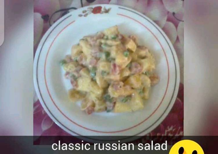 Easiest Way to Prepare Homemade Classice russion salad