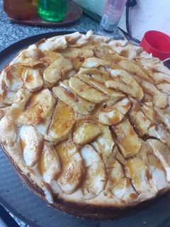 Una foto de Torta de manzana sin manteca!!