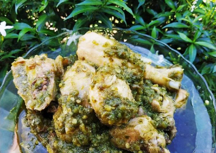 Cara Gampang Menyiapkan Resep Ayam bumbu Ijo, Bikin Ngiler