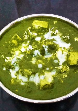 पालक पनीर रेसिपी मुख्य फोटो