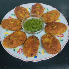 A picture of Protein loaded Soya tikki.