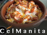 Salchipapas al horno