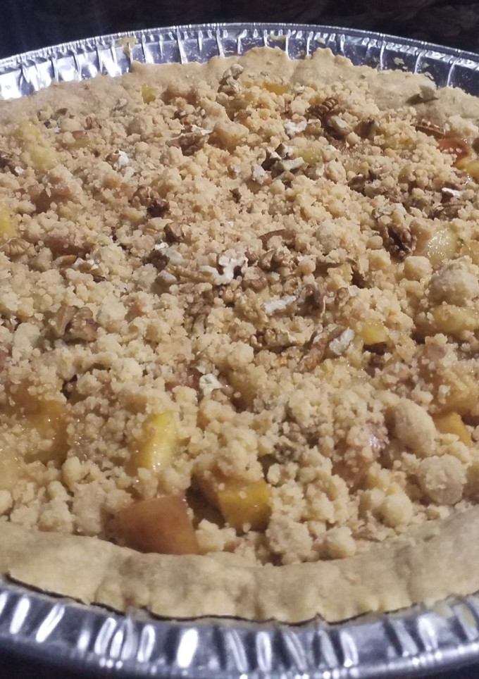 Una foto de Tarta de manzana con crumble
