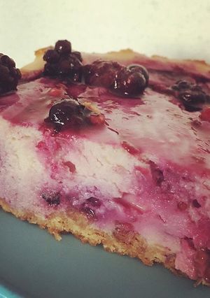 Une photo de Barres glacées aux fruits rouges