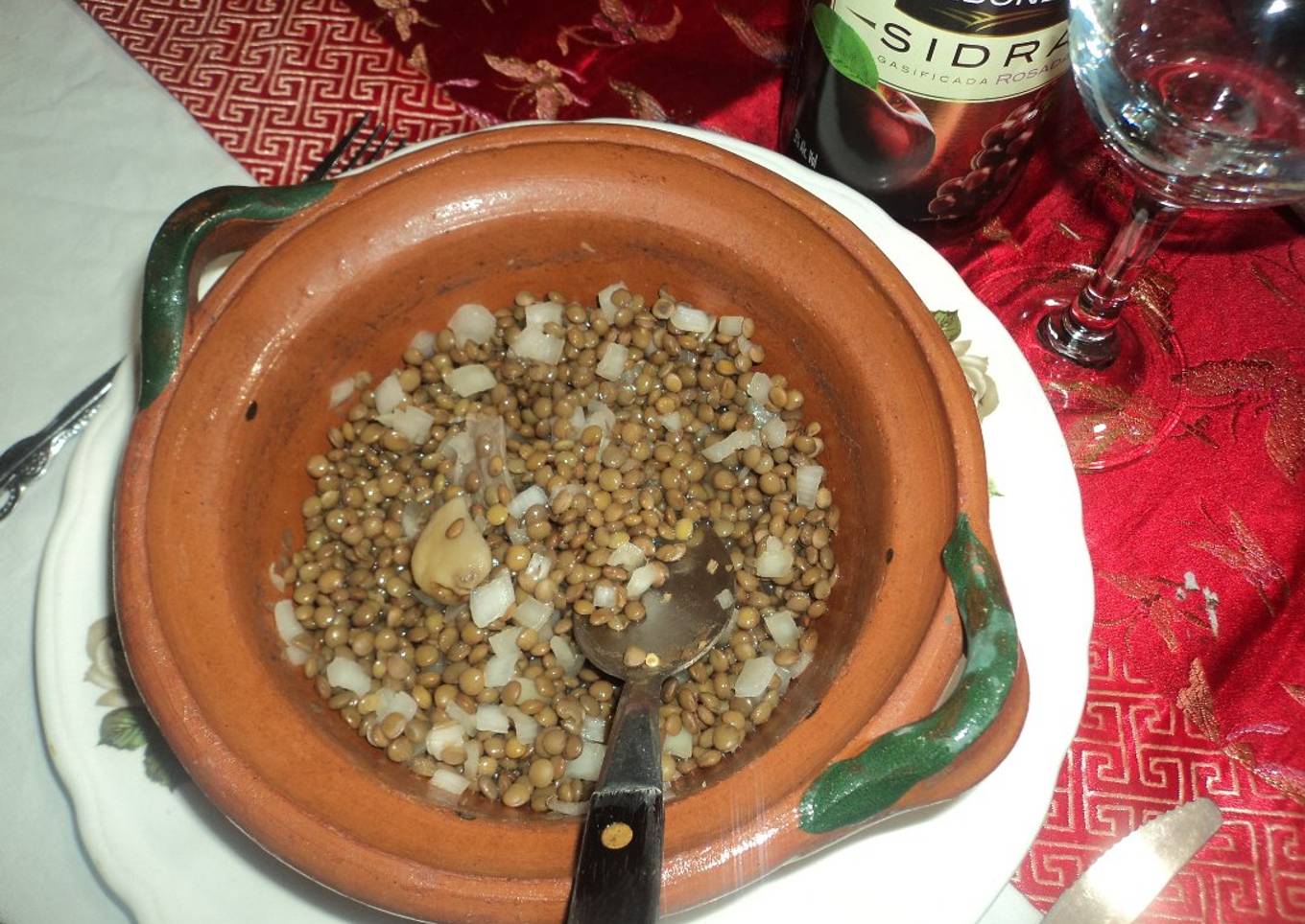 Ensalada de lentejas con vinagre de sidra y especias orientales las Correa