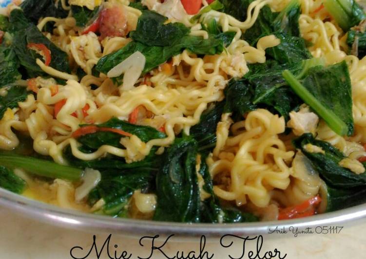 Resep Mie Kuah Telor…. Pedassss yang Menggugah Selera