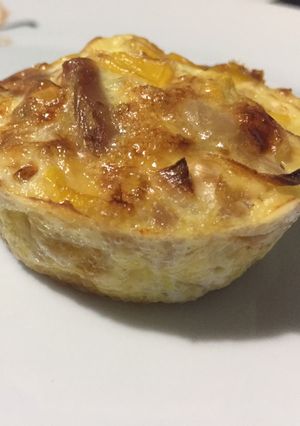 Una foto de Muffins de choclo y atún
