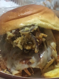 Una foto de Hamburguesa de costillas desilachadas