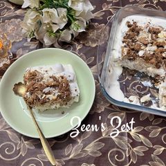 A picture of Eid ul Fitr Special Bread Banana Pudding.