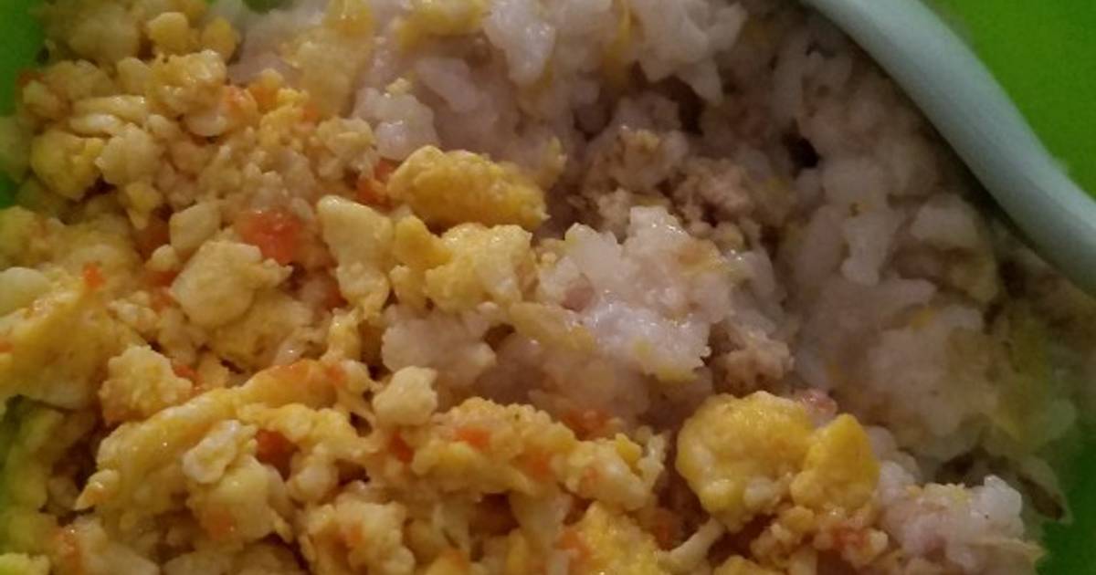  Resep  Mpasi 10 Nasi  Tim Tumis Tahu Telor Orak Arik oleh 