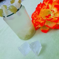 A picture of Pineapple Grapes juice 🍇🍍.