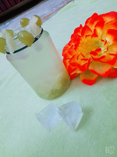 A picture of Pineapple Grapes juice 🍇🍍.