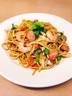 รูปของ ผัดยากิโซบะ ง่ายมากๆสไตล์ นศ. ต่างแดน