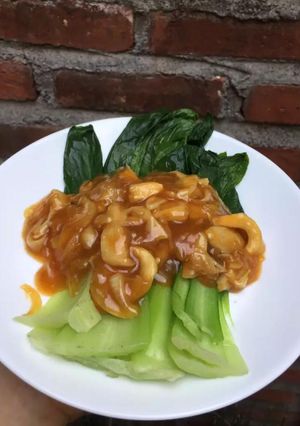 Foto resep Pakcoy siram saos jamur