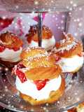 Choux à la chantilly fraises 🍓