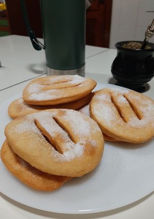 Una foto de Torta frita