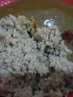 A picture of Millet grits.
