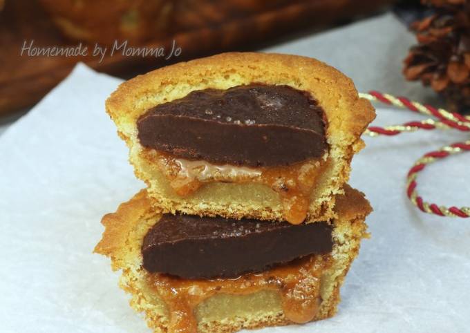 Salted Caramel Chocolate Cookie Cup