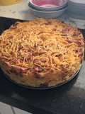 Pastel de espagueti