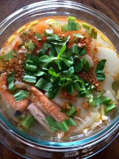 Hình của món Canh chua đầu cá hồi.
