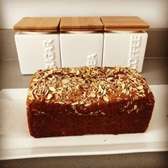 Almond Cake (eggless) A picture of Almond Cake (eggless).