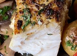 Foto de Lombos de Robalo Assado com Crosta Aromática