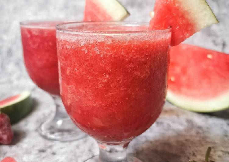 Resep Semangka And Amp Strawberry Mocktail Yang Nikmat