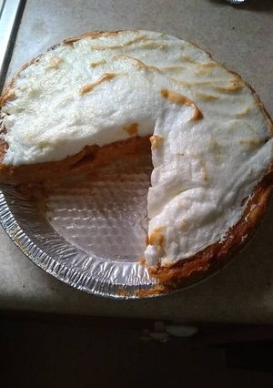 A picture of Old Fashioned Sweet Potato Pie.