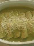 Enchiladas verdes a lo pobre