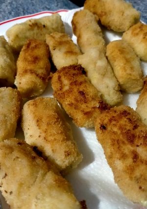 Una foto de Croquetas de merluza🥰