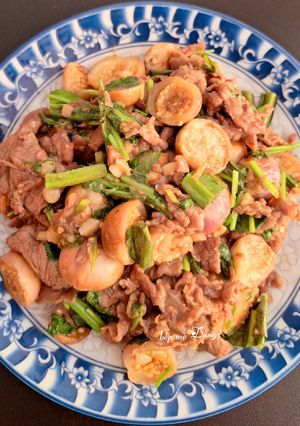 Hình của món Thịt bò xào cà pháo.