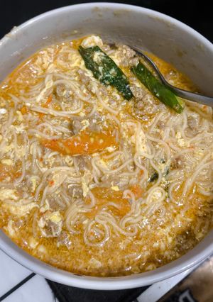 Foto resep Misoa daging kuah pedas