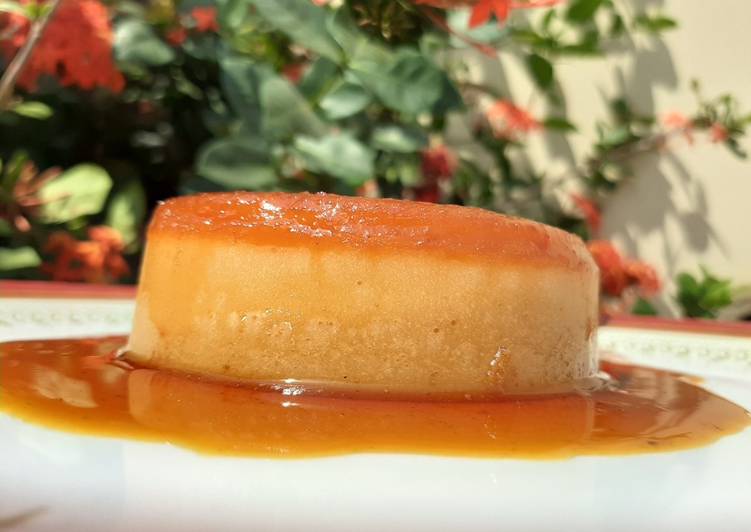 How to Prepare Homemade Creme caramel cake