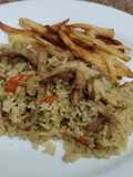 Arroz con pechuga de pollo