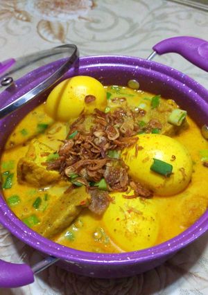 Foto resep Telur kuah santan kuning