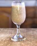 Batido de fresa, banano y chocolate