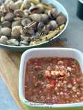 Kerang Rebus ft Air Asam Belacan