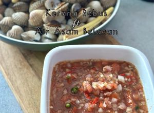 Gambar Kerang Rebus ft Air Asam Belacan