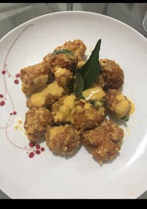Foto resep Ayam/udang Telur asin (Creamy version)