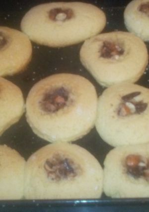 Una foto de Masitas de almendra y chocolate