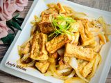 洋蔥豆腐燒 / 銅板料理